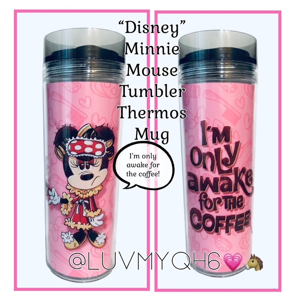 Minnie Mouse Travel Coffee Mug Tumbler
